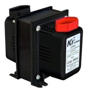 Auto Transformador Conversor 3000va Kf Slim Bivolt 110 para 220 12000 Btus Para Ar Condicionado Geladeira