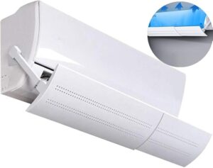 Defletor de Ar Condicionado ajustável defletor Para Direcionar Vento De Saída Com Regulagem De Ângulo Tamanho 56 a 103CM MOdelo Universal - UpShop