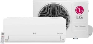 Ar Condicionado Split Hi Wall R32 LG Dual Inverter Voice +AI 12000 BTUh Quente e Frio S3-W12JA31A – 220 Volts